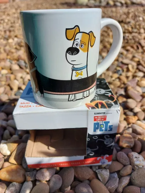 THE SECRET LIFE OF PETS MAX & BUDDY DOG Ceramic  Mug In Box SAUSAGE/JACK RUSSELL