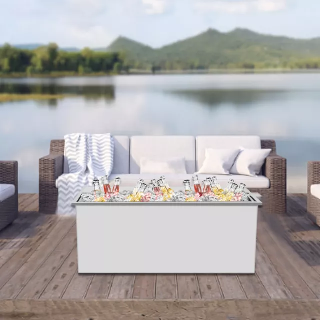 Drop-in freezer Outdoor Party Freestanding Dinner Parties Ice Whiskey Ice Chest
