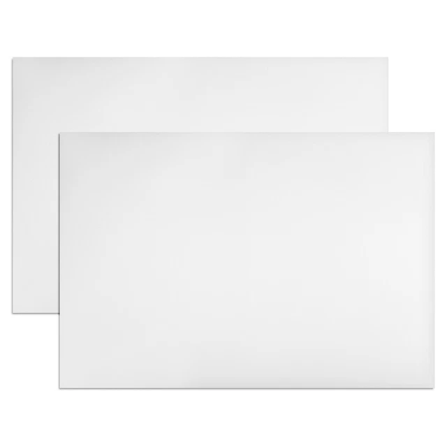 2 Pz Asciutto Cancella Flessibile Magnetico 11.7" x 8" Magnetico Foglio  Bianco