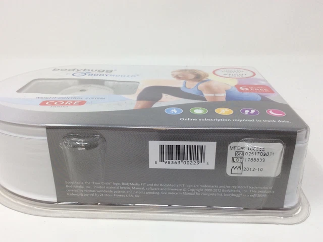 Bodybugg By Body Media Weight Loss Control System Core NEW SEALED 3