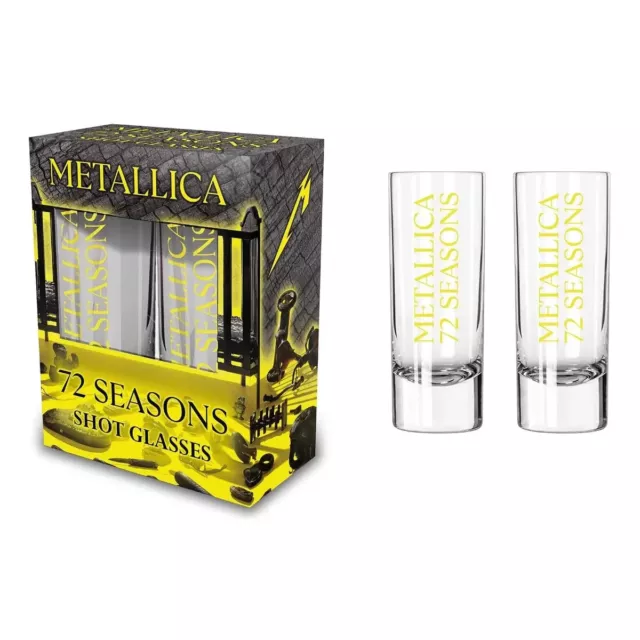 METALLICA 72 seasons shot glass set