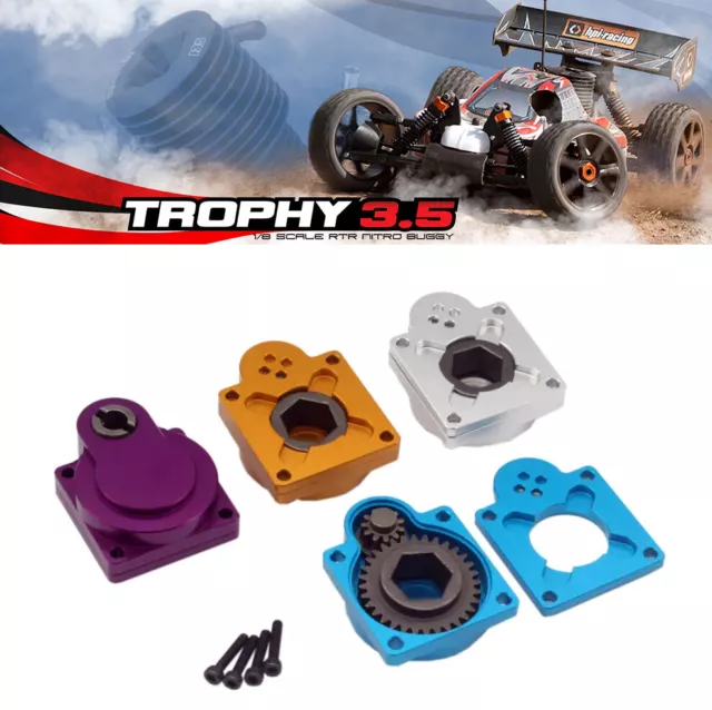 Metal Alloy Nitro Engine RotoStart backplate. HPI Racing Trophy Buggy F3.5