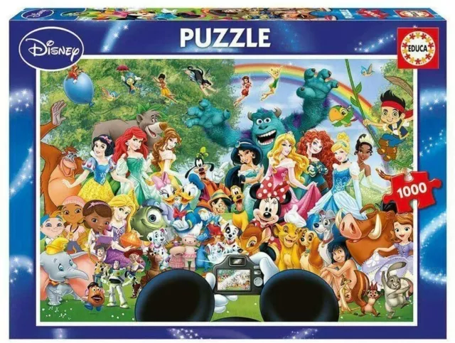 Disney 1000 Piece Jigsaw Puzzles Official Cartoon Licensed Design