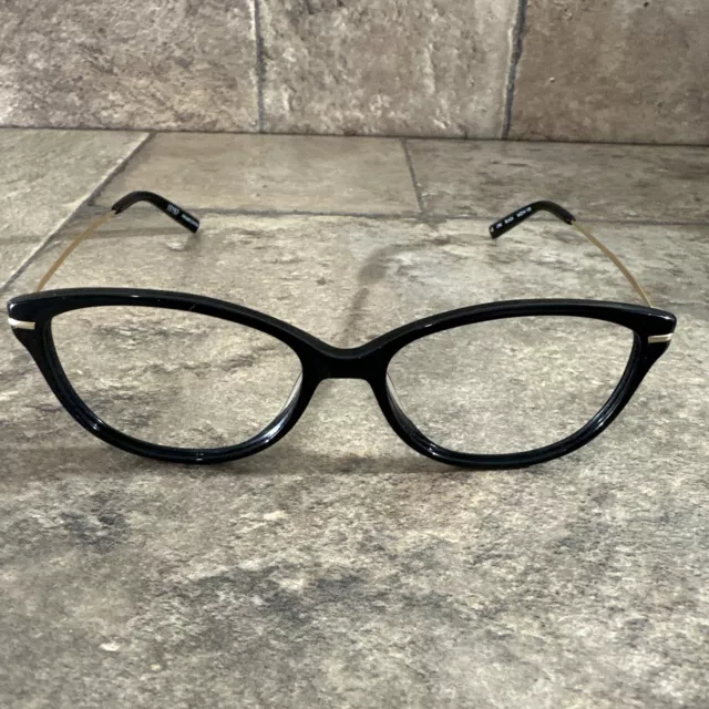 JONES NEW YORK J763 Women’s Black Cat Eye Eyeglasses Frames 54-16-135 ...