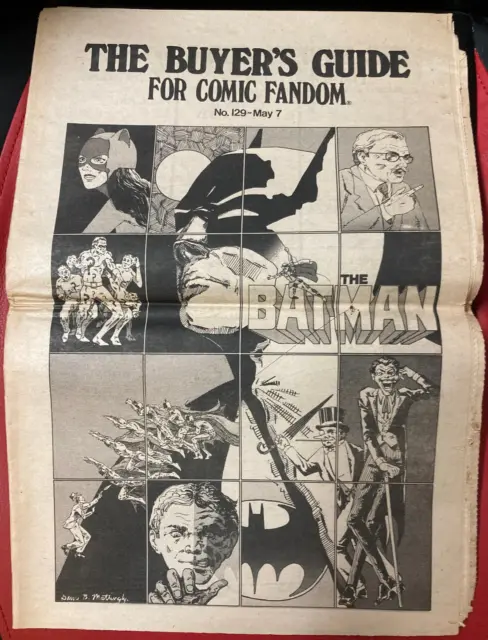 1976 Fanzine BUYER'S GUIDE FOR COMICS FANDOM #129 - Nice Batman Cover