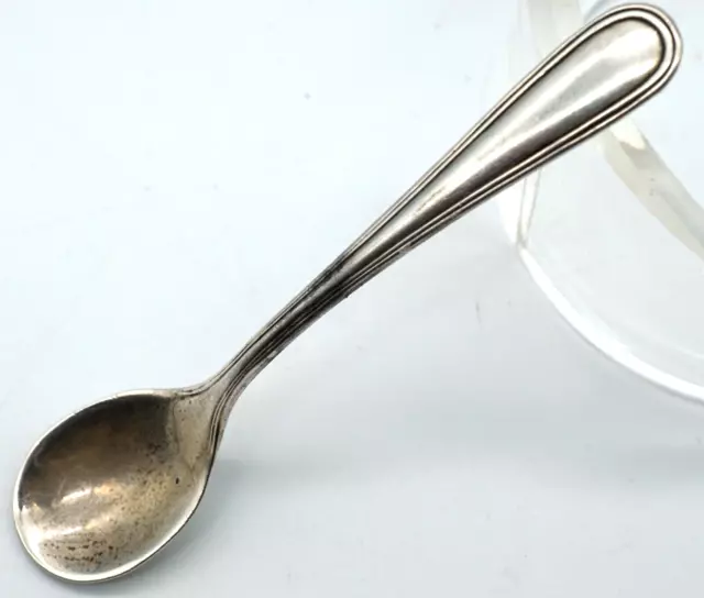 Sterling Silver Salt Dip Spoon WEBSTER COMPANY - North Attleboro, MA