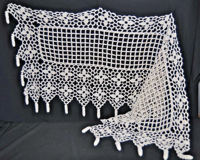 Rideau Brise-bise Sur Mesure - Coton - Fait Main En France - Collection Crinolines Et Pomponettes - Neuf