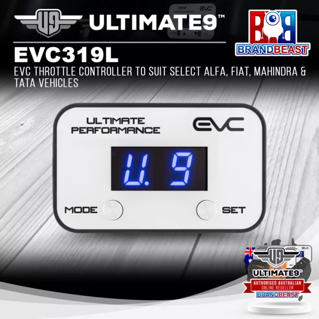 Ultimate9 EVC319L EVC Throttle Controller For Alfa/Fiat/Mahindra/Tata Vehicles