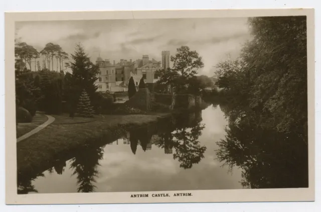 Antrim Castle County Antrim Northern Ireland Real Photo Vintage Postcard M13