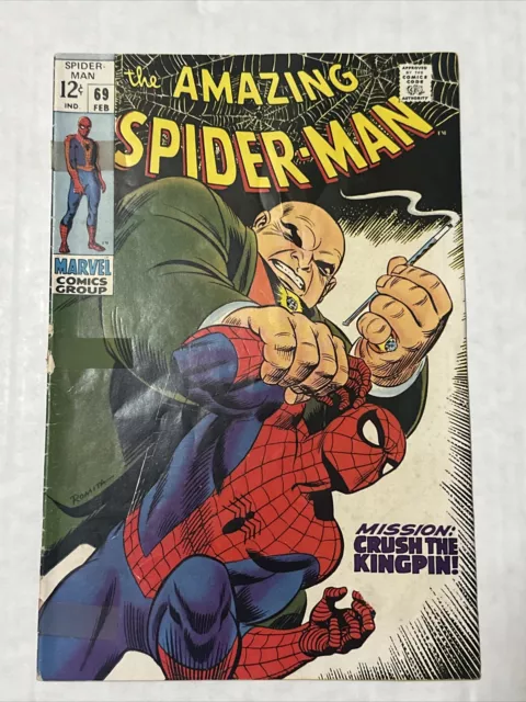 Marvel Silver Age Amazing Spider-Man #69 Low Grade 1969