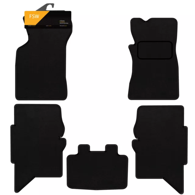 Fits Toyota Hi-Lux 2005-2015 Double Cab Invincible Tailored Carpet Floor Mats