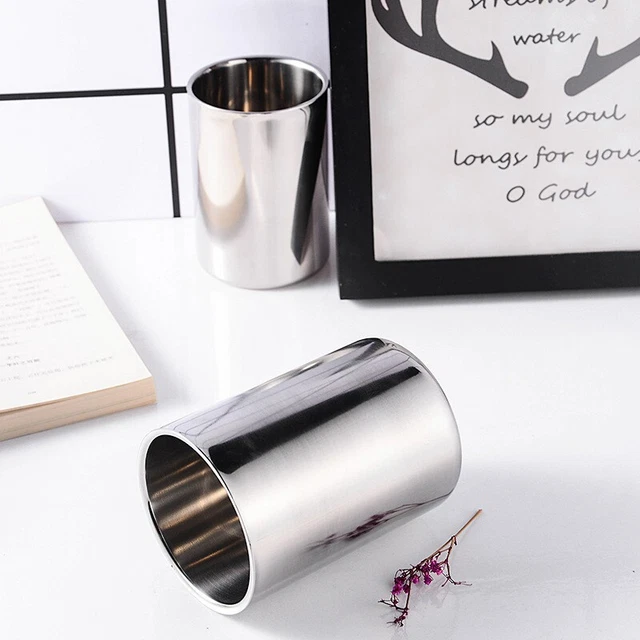 Royaume-Uni ! Tasse à café en acier inoxydable camping portable gobelet à boi