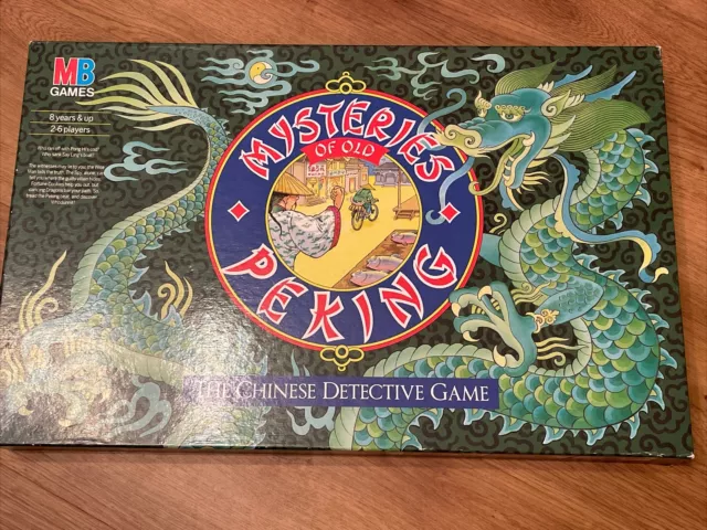 Mysteries Of Old Peking The Chinese Detective Game MB Games 1987 Fully Complete