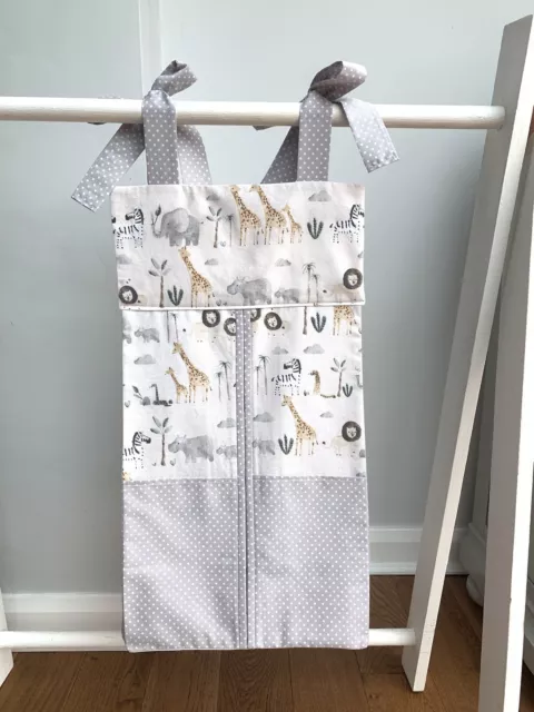 Handmade Jungle Theme Nappy Stacker 2