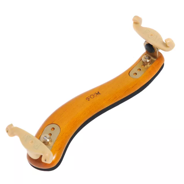 FOM poggiaspalle per violino supporto legno dimensioni 1/4/1/2 violino mento con borsa rossa 2