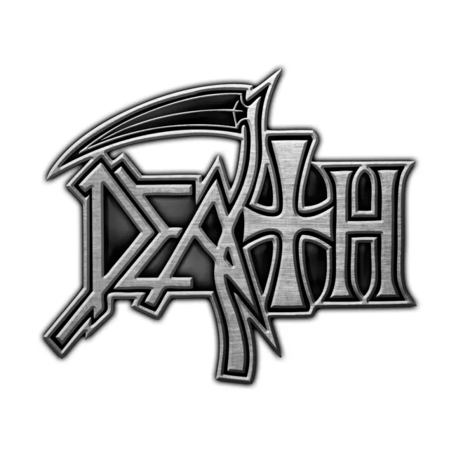 Death - Logo Pin Anstecker für Kutte/Jacke = Eyecatcher