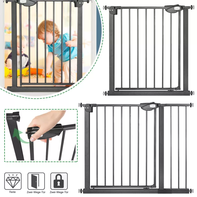 Rejilla de escalera rejilla de protección de escaleras para bebé rejilla de puerta rejilla de cierre automático ##