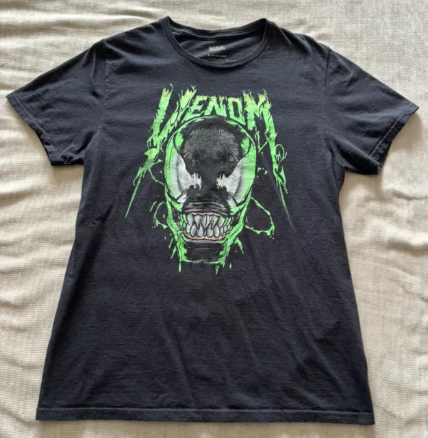 Marvel Comics Venom Neon Short Sleeve Graphic T-Shirt Men’s Size Medium Tee