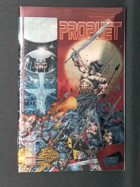 Prophet #1 Vol 2 1995 Image Stephen Platt Wraparound Chromium Cover NM