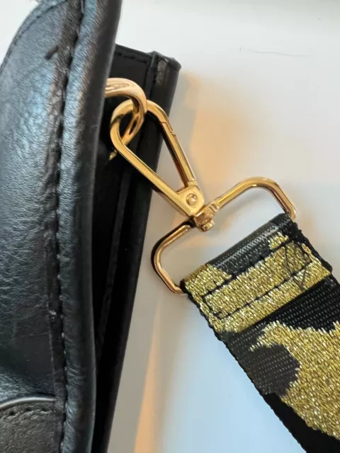 Pinafore Vegan Leather Crossbody Fashion Shoulder Bag with Adjustable Strap 3