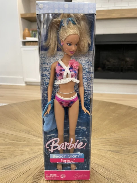 Poupée Barbie Mattel, Collection Coca-Cola, Beach Glam Teresa, Des Années 2000