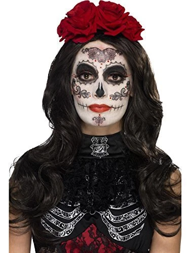 Smiffys Smiffys Make-Up FX, DOTD Glamour Kit, Grease, Blac