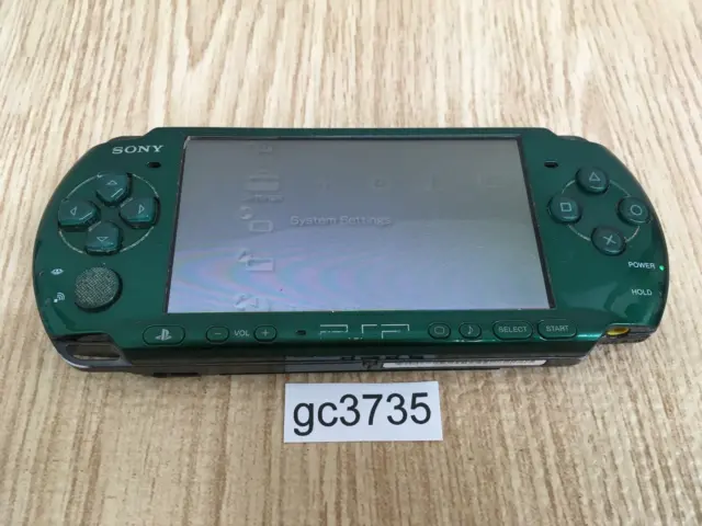 Playstation Portable Spirited Green PSP 3000SG Sony Limited Console F/S  used