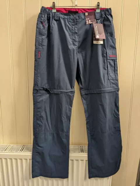 Ladies MOUNTAIN WAREHOUSE Walking Trousers Size 14 31" inside Leg BNWT