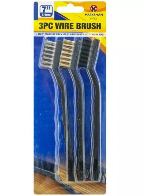Rolson 6pc Mini Wire Brush Set