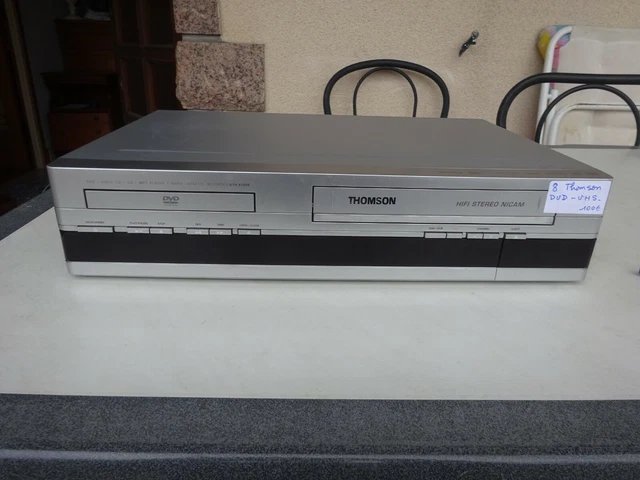 Combine Thomons Magnetoscope Vhs K7  + Dvd Video Vhs Pal Secam Hifi Stereo