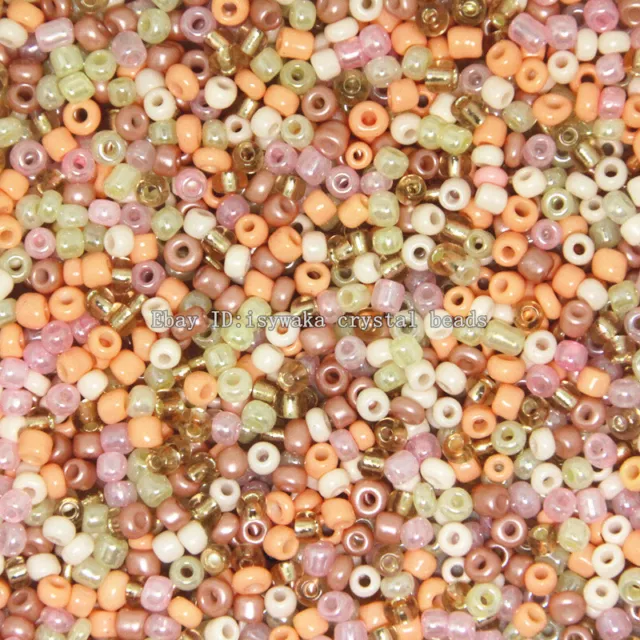 2mm 3mm 4mm irregular loose Beads Spacer Glass Beads Round DIY Jewelry Making