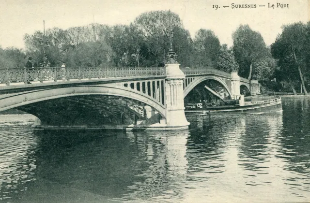 SURESNES Le Pont with barge passage plus an offer