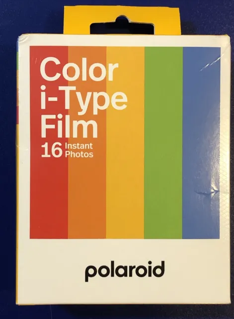 Película Polaroid 6009 Color I-Type 16 Fotos Instantáneas TOTALMENTE NUEVA Fabricada 11/2023