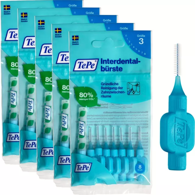 TePe Interdentalbürsten Original 0,6 mm 5 x 8 Stk.