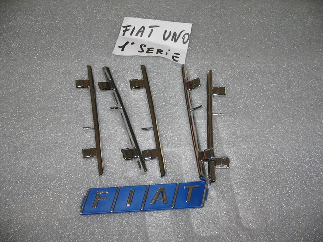 KIT 2PZ FREGIO STEMMA LOGO SCUDETTO ABARTH METALLO LATERALI 5CM X 10CM