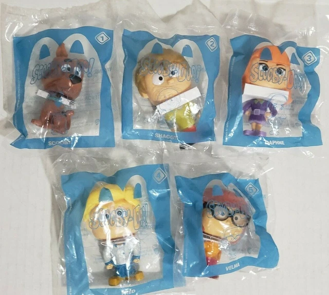 2021 MCDONALD'S SCOOBYDOO! Happy Meal Toys Set of 5 All New in