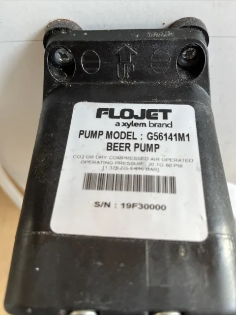 Flojet G56 Beer Pump Line Cleaning 3/8" Hose Barb Fittings Pub Home Bar Man Cave