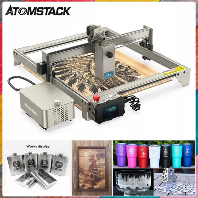 ATOMSTACK S20 Pro 130W CNC Laser Engraving Cutting Machine with Air Assist Kit