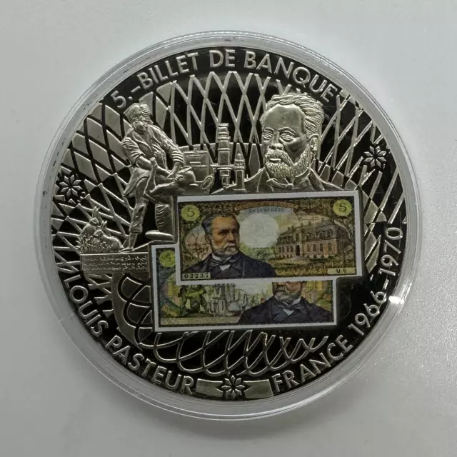 Medaille - Anciens Francs : 5 Francs Louis Pasteur 1966 // 2007