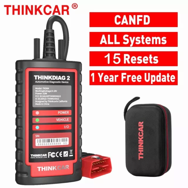 2024 Thinkcar ThinkDiag 2 Diagnosegerät Bluetooth OBD2 Diagnose Scanner CAN-FD