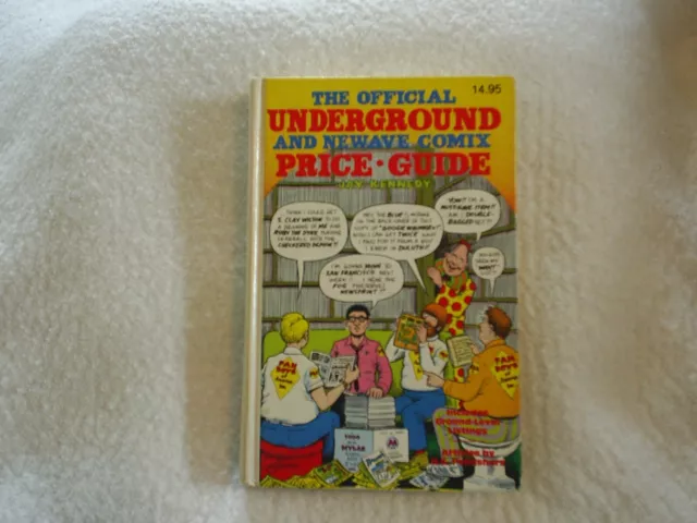 Official Underground & Newave Comix Price Guide - HC - VF+ 8.5 1982 1st Printing