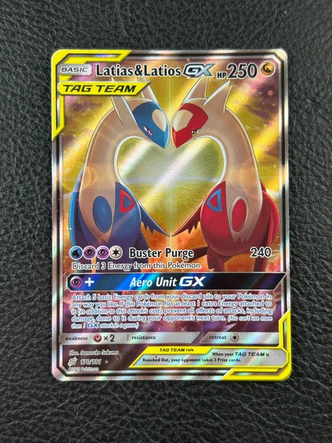 Pokemon Card Latias & Latios GX 170/181 Tag Team UP Full Art English PSA SM 2019