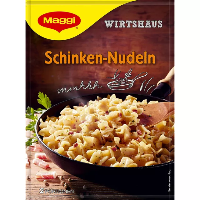 Maggi Wirtshaus Jambon Nouilles Deftig Avec Oignons Frits Et Bacon