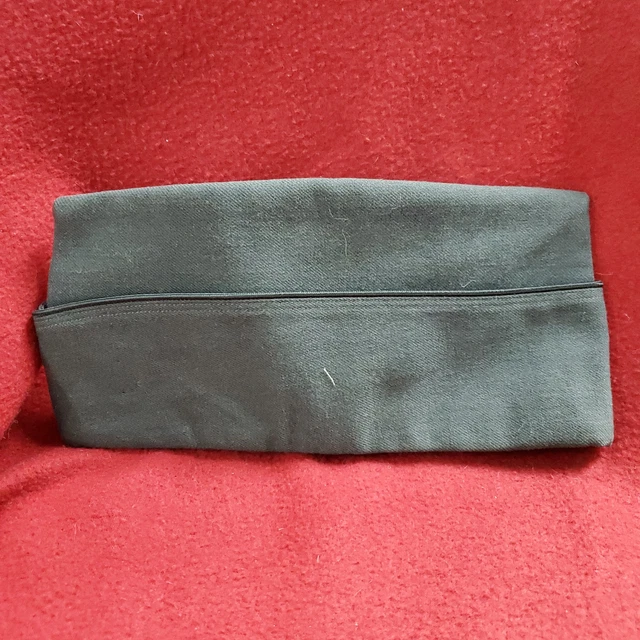 Vintage 1957 6 7/8 Men's Army Wool Green 44 Garrison Cap (18a15)
