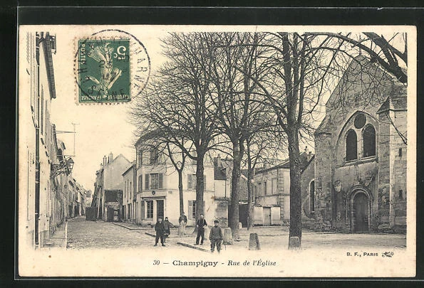 CPA Champigny, Rue de l´ Èglise