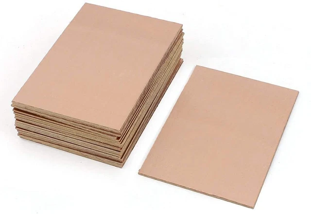 FR-4 Copper Clad PCB Laminate Circuit Board, Single Side, 4 X 2.7 Inch (10Pcs)