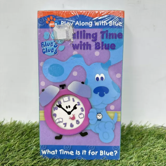 2002 BLUES CLUES Telling Time With Blue VHS NEW Sealed $59.99 - PicClick