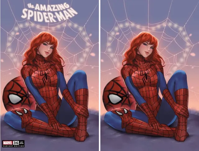 Amazing Spider-Man #36 (Leirix Li Exclusive Mary Jane Trade/Virgin Variant Set)