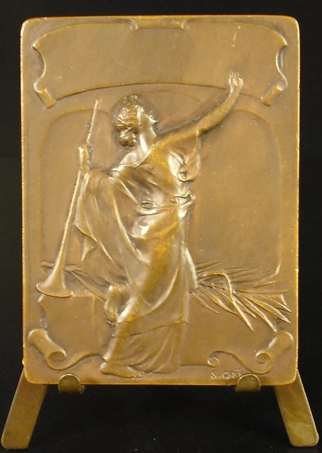 MÉDAILLE SPORTIVE ANCIENNE - course a pied athlétisme années 1950 - N° 2 EUR 7,00 - FR