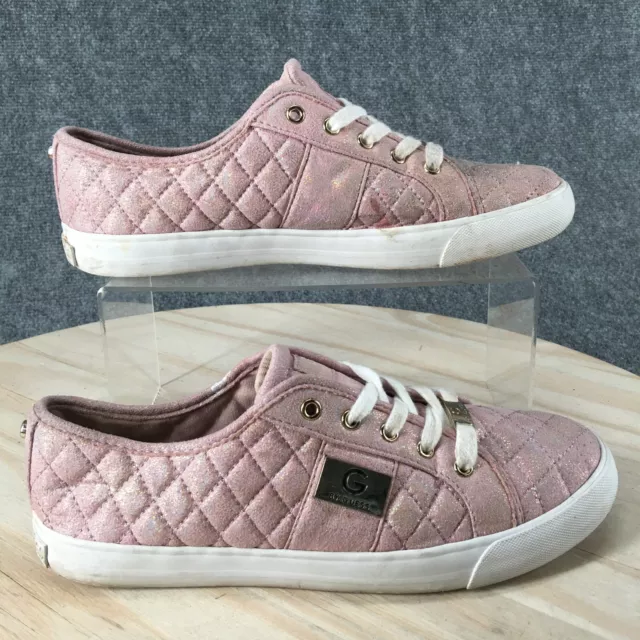 G BY GUESS Shoes Womens 8.5M Backer2 Glitter Quilted Casual